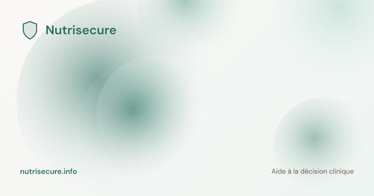 Comment Nutrisecure vérifie la compatibilité d'un complément avec un traitement